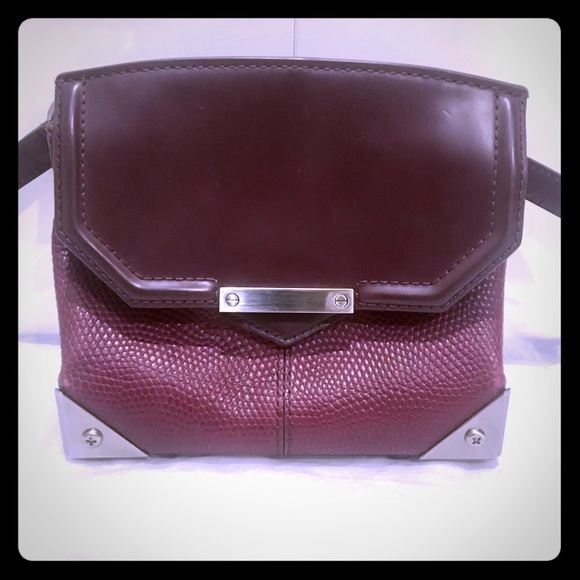 SEND OFFERS! Alexander Wang Marion Prisma burgundy - Picture 1 of 10
